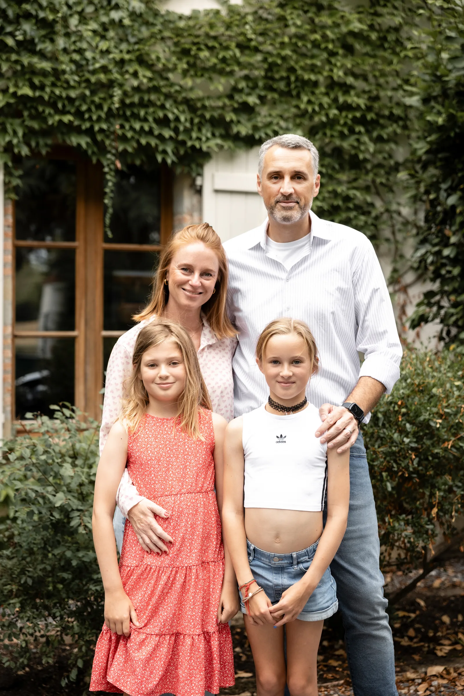 Mike Yuille with his family